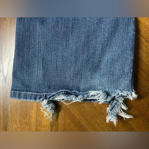 Calvin Klein Womens Flare Fit Distressed Jeans Size 27 - Picture 6 of 13